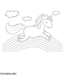 Pretty unicorn with many varied flowers surrounding it. Best Unicorn Coloring Pages Coloring Pages For Kids To Print For Free