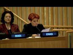 Lia Olguta Vasilescu Limba Engleza Discurs La Onu Youtube