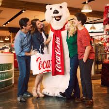 Notice how in the gif his arm is just dangling still. Coca Cola Polar Bear Photo Op Experience Disney Springs
