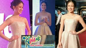 Kisses attended the eddy's entertainment editors award at kia theater on sunday, july 9 and the teen star posted a photo of her look wearing a blue gown once worn by 2015 miss universe pia wurtzbach. Kisses Delavin For D Ninang Red Carpet Premier Pretty Kisses Beautiful Gown Youtube
