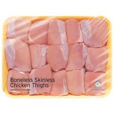 This is an ounce higher than the average breast weight from 40 years ago. Fresh Boneless Skinless Thighs 2 6 3 9 Lb Walmart Com Skinless Chicken Thighs Boneless Skinless Chicken Thighs Chicken Thighs