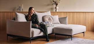 This sofa has a leather look cover. The Largest Exhibition Of Innovation Sofas In Germany
