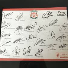 Everton football club /ˈɛvərtən/ are an english football club based in liverpool, playing in the premier league. Liverpool Fc Players Signatures
