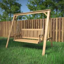 The most important features to consider. 3d Model Wooden Garden Swing