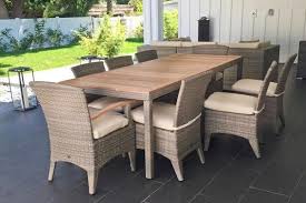This Roomy Dining Set Will Set The Mood For Your Dinner Party This Outdoor Dining Set Discount Outdoor Furniture Patio Furniture Sets Discount Patio Furniture