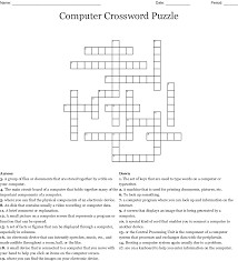 Learn new words and practice problem solving skills when you play the daily crossword puzzle. Computer Parts Crossword Wordmint