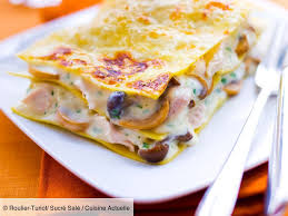 Lasagnes Au Poulet Et Aux Champignons Recettes Recette Recettes De Cuisine Recette De Plat Lasagne Poulet