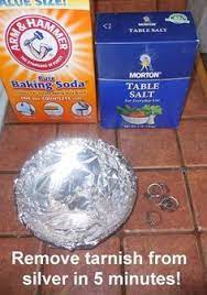 Diy Remove Tarnish From Your Silver In 5 Minutes Jewerly Cleaner Cleaning Silver Jewelry Tarnish Remover