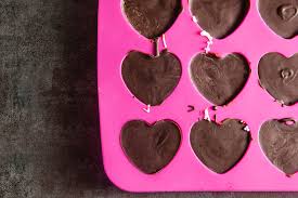 For smooth chocolates, the molds must be filled to the rim. Homemade Chocolate Hearts Seasoned Sprinkles