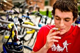 At Whitman, smoker stereotype proves hazy