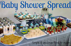 Baby Shower Snacks Boy Baby Shower Snacks Baby Boy Shower