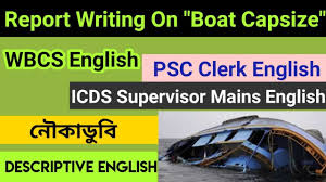 Boat Capsize Report Writing Psc Clerk Icds Supervisor Mains English Boat Report Writing Writing Supervisor