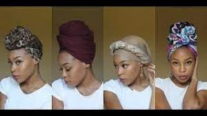 This tutorial will show you how to add a little height to your turban appearance without growing more inches of hair. 4 Quick Easy Headwrap Turban Styles Short Natural Hair Twa Friendly Youtube