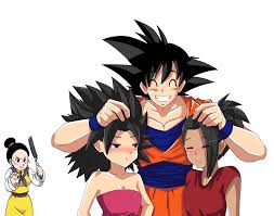 Goku and chi chi's wedding in attack of the saiyans. Theesome And Chichi Dragon Ball Know Your Meme