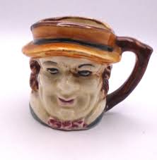 Vintage 1940-50's Small Miniature Toby Mug, Occupied Japan