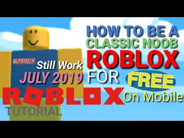 It usually means newcomer which means an inexperienced person to a particular activity. How To Be A Classic Noob On Roblox Mobile Phone For Free Still Work On 2020 Youtube