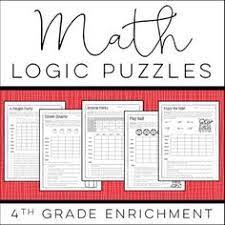 25 logic puzzles that will totally blow your mind, but also prove you're kind of a genius. Math Logic Puzzles For 4th Grade Includes 14 Higher Order Thinking Puzzles Designed To Challenge And Engage Your Hi Math Logic Puzzles Math Logic Maths Puzzles