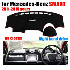 Car Dashboard Covers Mat For Mercedes Benz Smart 2011 2015 No Clock Right Hand Drive Dashmat Pad Dash Cover Auto Access Benz Smart Mercedes Benz Baby Car Seats