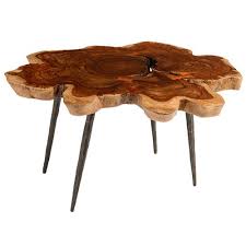 Check spelling or type a new query. Phillips Collection Makha Rustic Lodge Burled Live Edge Wood Coffee Table 31 W 40 W Kathy Kuo Home