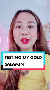Testing My Gold Salamin