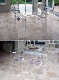 Shop acrylic dining room tables and other acrylic tables from the world's best dealers at 1stdibs. Acrylic Furniture Is Famed For How Well It Keeps Spaces Looking Bright And Open These Dining S Glass Dining Table Designs Glass Dining Table Acrylic Furniture