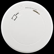 Dc 3v(cr123a) lithium battery hush time: Slim Battery Operated Photoelectric Smoke Alarm First Alert