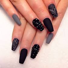 Ver más ideas sobre uñas negras, manicura, manicura de uñas. Mate Disenos De Unas Acrilicas Negras Modelos De Unas