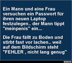 Ein Mann Und Eine Frau Versuchen Ein Passwort Für Lustige Bilder
