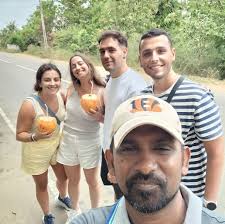 What are the transportation options from Negombo to Ahangama in Sri Lanka?