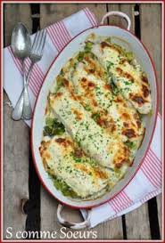 Des Filets De Poisson Blanc Tout Frais Sont Cuits Au Four Sur Un Lit De Poireaux Primeurs Et Recouverts D Une Recette Poisson Filet De Poisson Cuisine Poisson