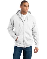 Hanes F283 Ultimate Cotton Full Zip Hooded Sweatshirt