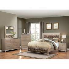 It includes two nightstands and one bed, all made from a blend of solid and engineered wood in a neutral hue. Pin By Krista Barnes Hallman On Rileys Room Bedroom Furniture Sets European Home Decor Bedroom Sets