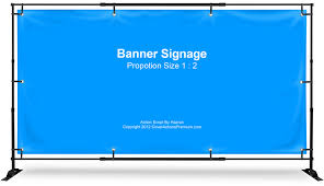 Banner Sign Stand Mockup 1 2 Cover Actions Premium Mockup Psd Template In 2020 Vinyl Banners Banner Stands Banner