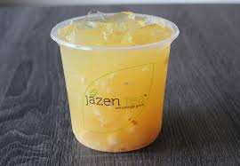 You can use mango puree, but your drink won't have a clear look. Lychee Explosion Lychee Peach Tea Lychee Fruit Bits Peach Tea Mango Fruit Lychee Fruit