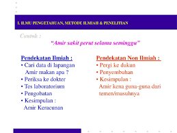 Bab I Ilmu Pengetahuan Metode Ilmiah Dan Penelitian Ppt Download