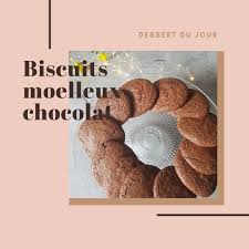 Biscuits Moelleux Au Chocolat Des Biscuits Tres Rapides A Faire Qui Ressemblent Beaucoup A Des Macarons Avec De La Poudre D Amande Ou Comme Ici Poudre De In 2020