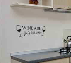 bit kitchen vinyl wall quote sticker