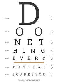 Inspirational Eye Chart