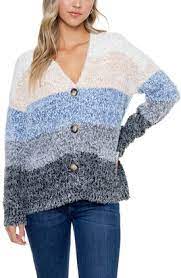 Striped Gray And Blue Sweater Shop The World S Largest Collection Of Fashion Shopstyle