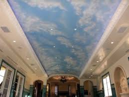 Clouds On Ceiling Cloud Ceiling Painted Ceiling Pool Designs