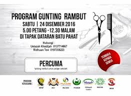 Semua jenis organisasi wajib memilikinya loh, sebagai pedoman untuk menjalankan kegiatan organisasi. Program Gunting Rambut Portal Rasmi Majlis Perbandaran Batu Pahat Mpbp
