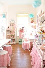 My husband likes to remind me that my craft room was not designed for functionality, and… he's right! 10 Creative Craft Rooms And Home Offices Classy Clutter Shabby Chic Craft Room Shabby Chic Crafts Craft Room