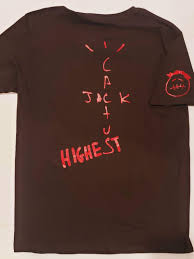 Cactus jack records is a record label founded by american rapper and singer travis scott. Cactus Jack Travis Scott Astroworld Brown Red Off White Sail T Shirt Bgf Designs