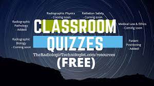 Challenge them to a trivia party! Free Online Quizzes For Student Radiographers