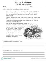 4 the mouse bit the ropes with his sharp teeth. Teks Narrative The Lion And The Mouse Berbagai Teks Penting