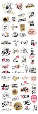 Valentine S Day Cards And Elements Handlettering Hand Lettering Inspiration Hand Lettering