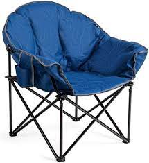 Hier vergleichen ein campingstuhl ist ein praktisches utensil, das sich nicht nur beim campingausflug mit dem zelt bezahlt. Costway Campingstuhl Gepolsterter Faltstuhl Moon Chair Rund Mit Becherhalter Online Kaufen Otto