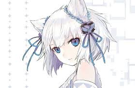 Anime Picture Original Tokiti Single Short Hair Looking At Viewer Blue Eyes 1000x650 365102 En Nekomimi Anime Anime Neko