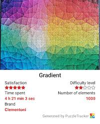Press j to jump to the feed. I Love Gradient Puzzles It S Like Meditation 1000 Pieces From Clementoni Jigsawpuzzles