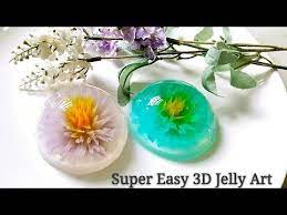 3d jelly art using straw only 用吸管就能做3d果冻花 太神奇了 youtube jelly flower jelly 3d jelly cake